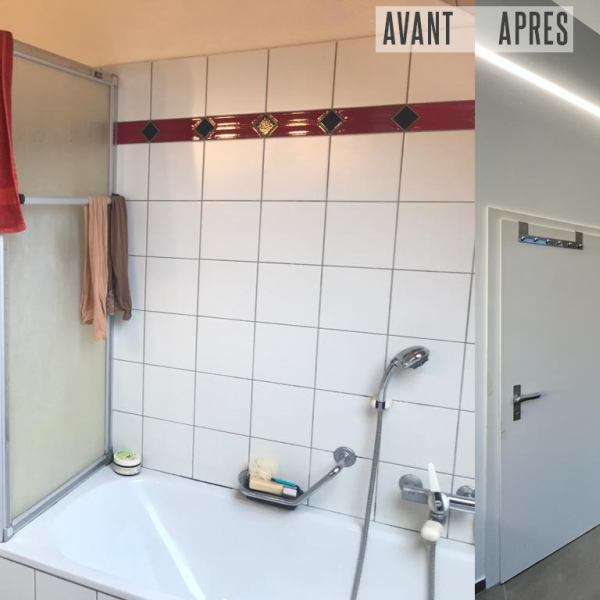 salle de bain avant et après rénovation 131