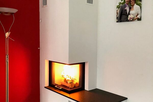 cheminee vitree sur 2 cotes