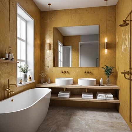 salle de bain Doré salle de bain Doré