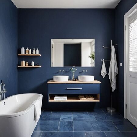 salle de bain Bleu Marine salle de bain Bleu Marine