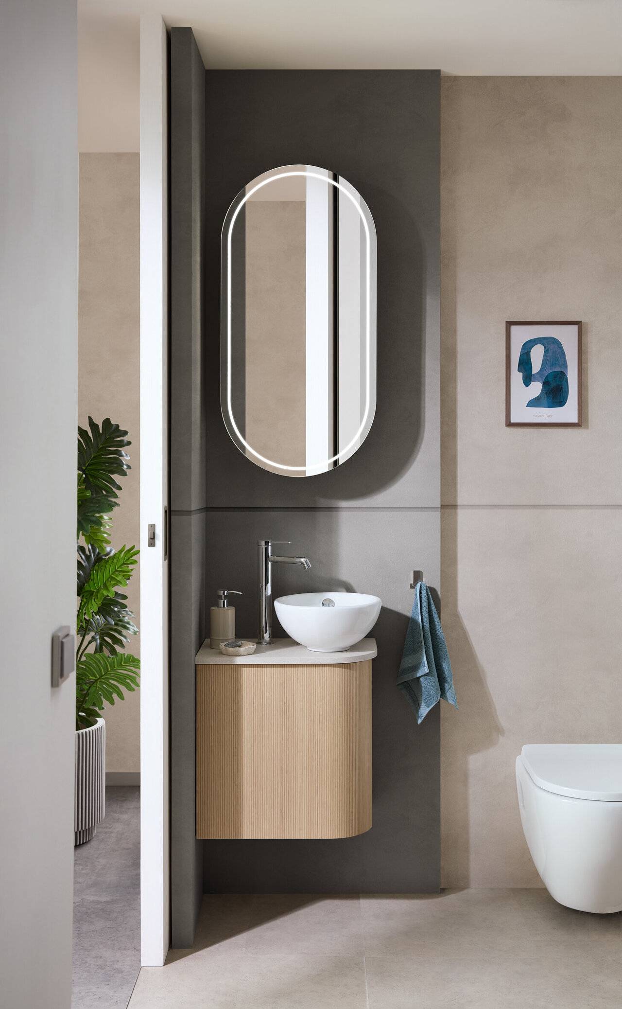 Armoire de toilette Oval